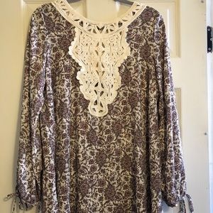 Boho Paisley Flowy Dress